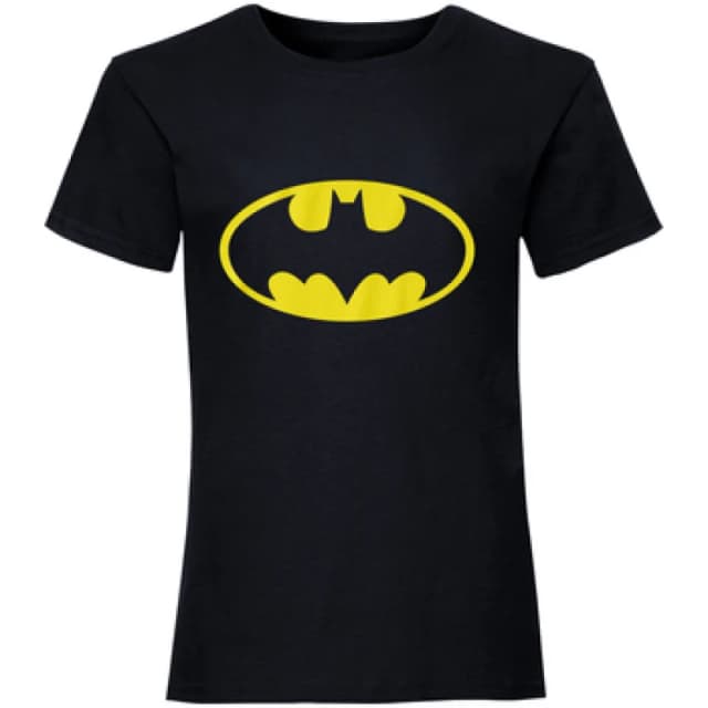 Batman Batman Men Logo T-Shirt in Black Size: Small Black S Male 5059444939433