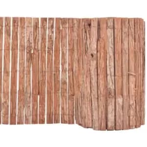 Vidaxl - Bark Fence 1000x50cm Brown