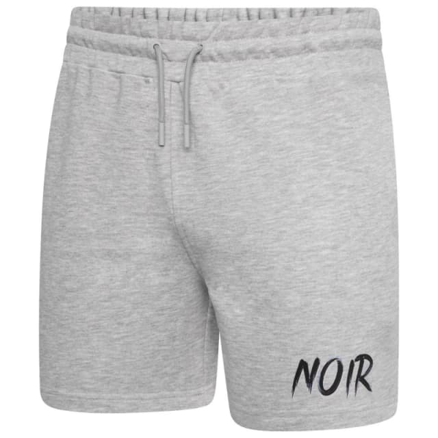 Societe Noir Scribble Fleece Jogger Shorts Grey male Large