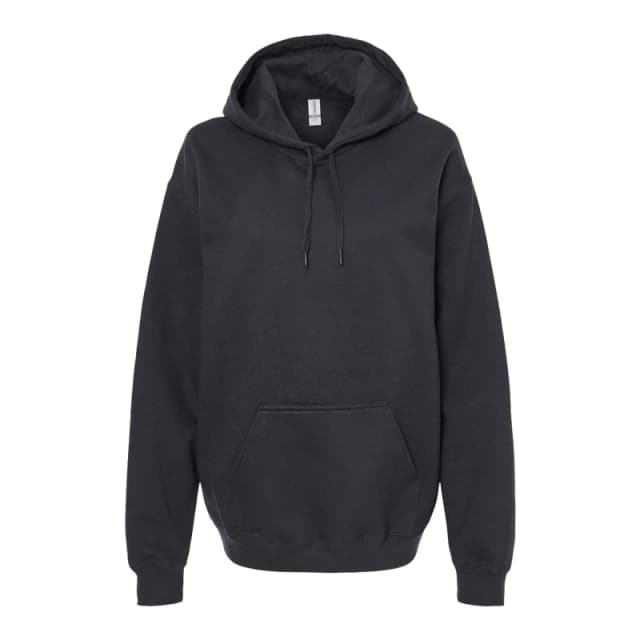 Gildan Mens Softstyle Fleece Midweight Hoodie in Black Size: Small Black Male S