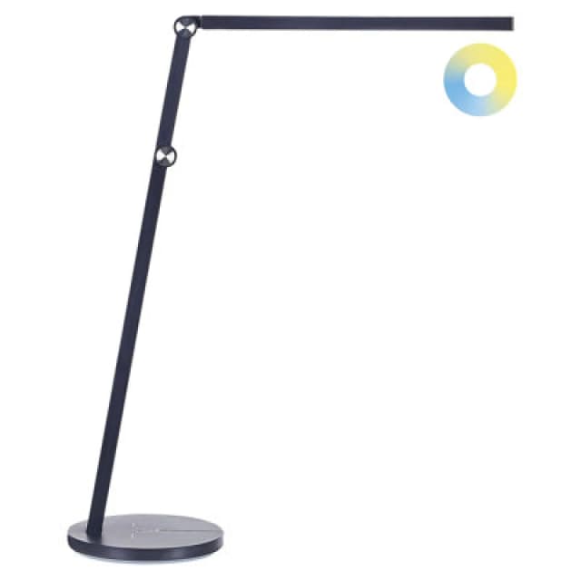 Beliani LED Desk Lamp Dorado With Dimmer Metal Black