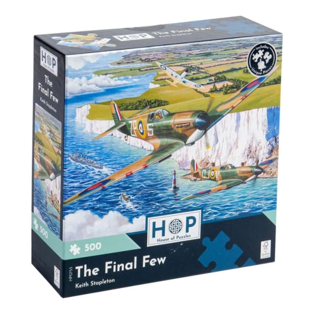 The House Of Puzzles The Final Few 500 Piece Jigsaw Puzzle Multicolor Unisex 500 Piece