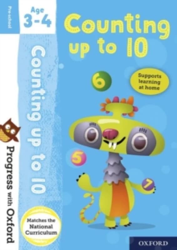 Nicola Palin Progress with Oxford: Progress with Oxford: Counting Age 3-4 - Prepare for School with Essential Maths Skills Book Multi unisex