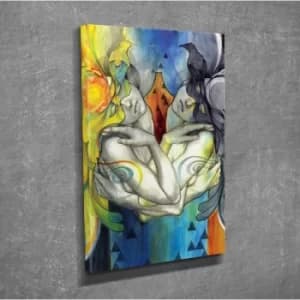 DC341 Multicolor Decorative Canvas Painting