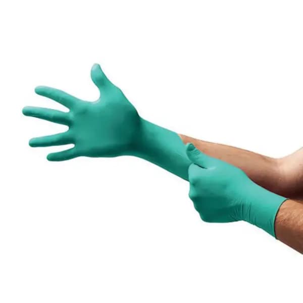 TouchNTuff Ansell Touch N Tuff 92-500 Latex Gloves (Pack of 1000) Green L AN92-500L