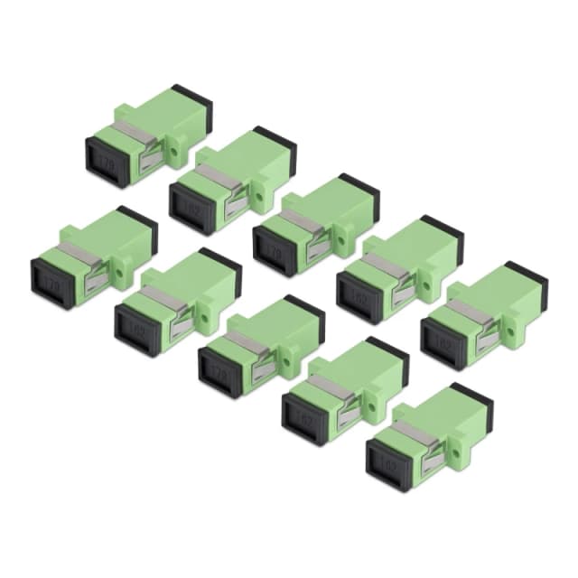 StarTech.com StarTech.com SC to SC Coupler 10 Pack, OS2 Single Mode SC Fiber Optic Coupler with Flange, SC/APC Simplex Adapter SIMPLEXSCAPCF