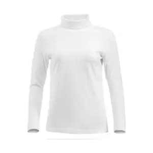 Clique Womens/Ladies Ezel Turtleneck (XL) (White)