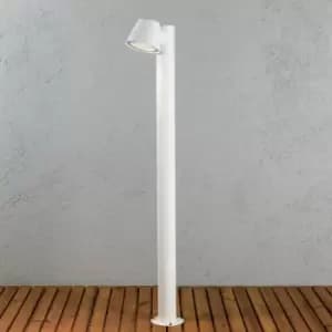 Konstsmide Trieste Outdoor Modern Short Bollard Light White, IP44