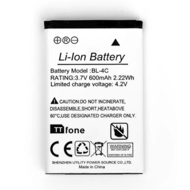 TTfone High-Quality TTBL4C Battery for TTfone TT760 - Best Choice for Senior Mobiles