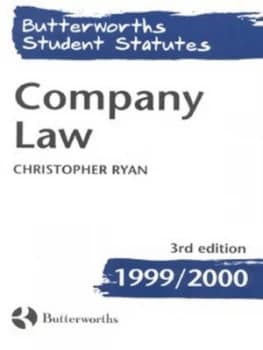 Company Law by Christopher Ryan Book