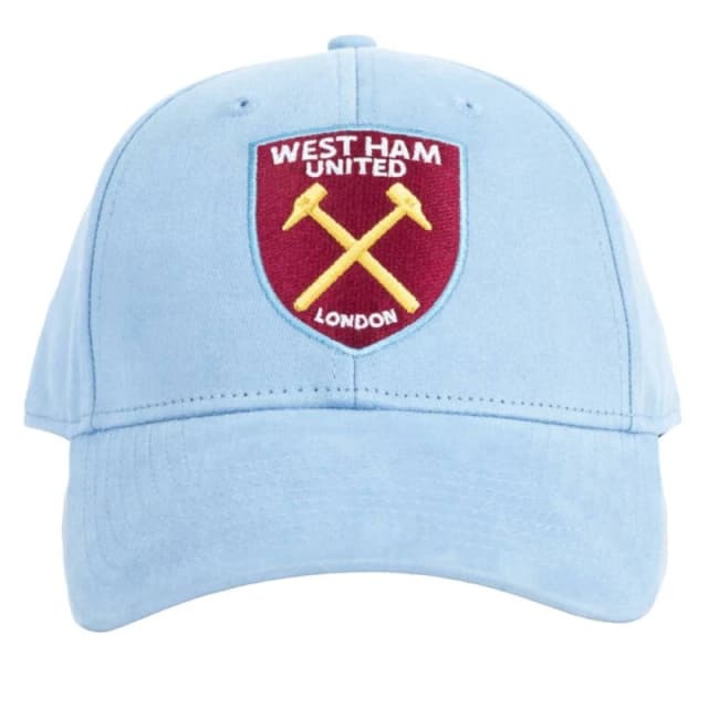 West Ham United FC Mens MVP Cap in Light Blue Light Blue Male One Size