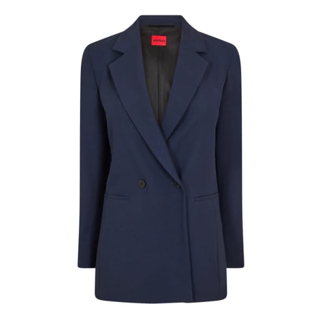 Hugo Womens Anibi Formal Jacket Dark Blue female 4 (XXS)