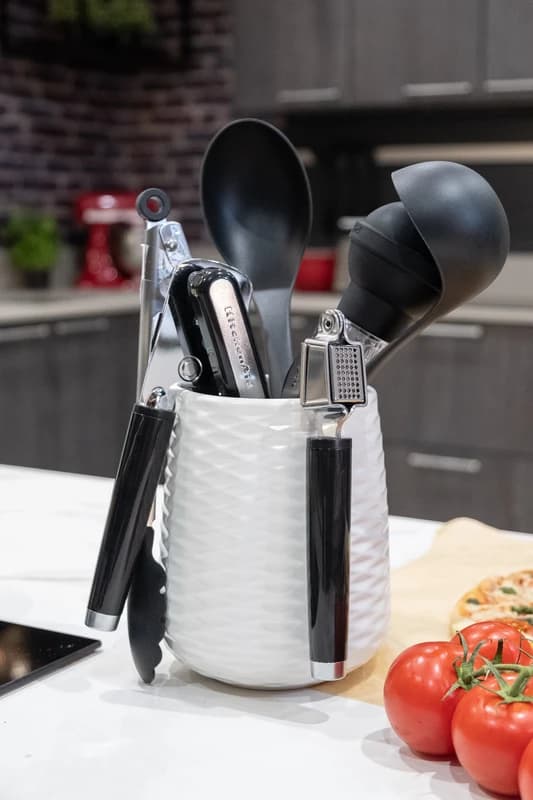 KitchenAid 6 Piece Utensil Set & Holder Pot