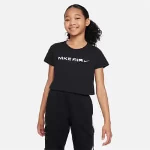 Nike Air Big Kids (Girls') T-Shirt - Black