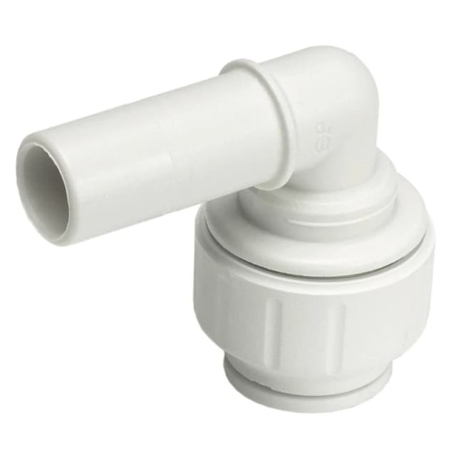 John Guest Stem Elbow 15mm (Pack of 2) in White White Unisex