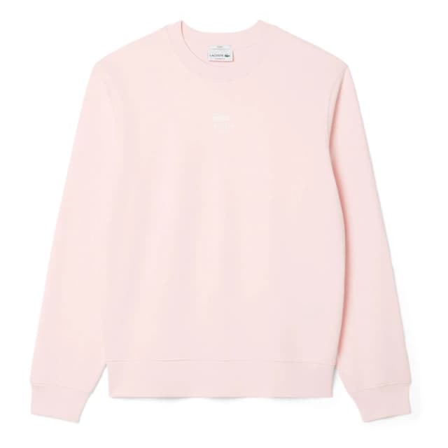 Lacoste Printed Fleece Sweatshirt Pink male XS