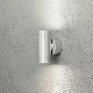 Konstsmide Monza Outdoor Modern Up Down Wall Light Aluminium High Power LED 6x 1W, IP54