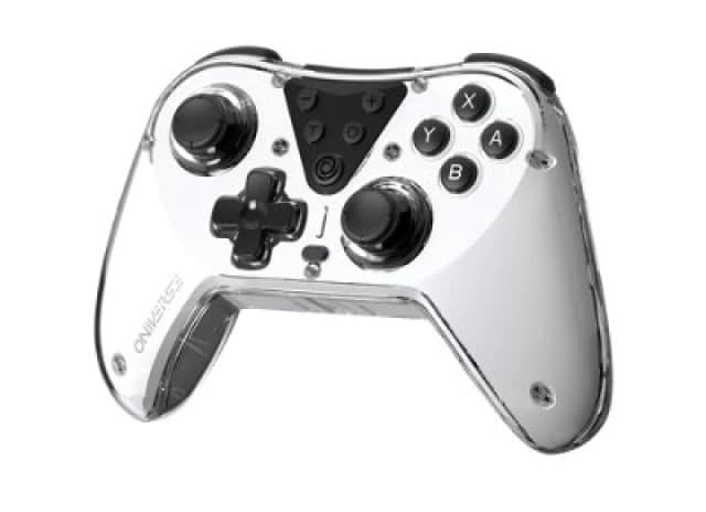 Oniverse Astralite White Wireless Bluetooth Controller & Charging Station For Nintendo Switch, Pc, Mobile