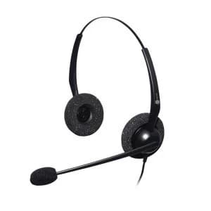 JPL Jac Plus Binaural Headset With Plantronics QD Plug