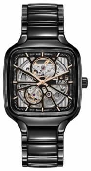 RADO True Square Skeleton Automatic Ceramic Bracelet Watch