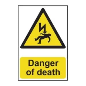 Danger of Death - PVC (200 x 300mm)