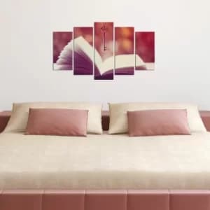 5MX-149 Multicolor Decorative MDF Painting (5 Pieces)