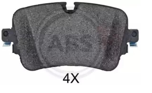 A.B.S. 35113 Brake pad set prepared for wear warning indicator Brake Pad Set,disc brake (402)