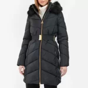 Barbour International East Moor Quilted Shell Coat - UK 10