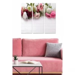 MDF9771009 Multicolor Decorative MDF Painting (3 Pieces)