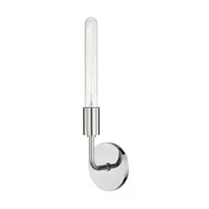 Ava 1 Light Wall Sconce Polished Nickel