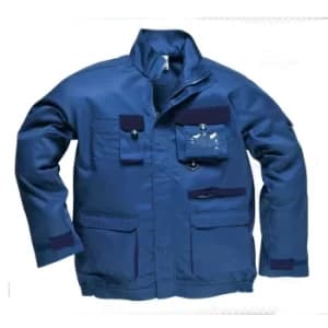 Portwest Mens Texo Contrast Work Jacket Royal Blue 3XL