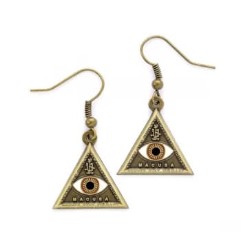 Triangle Eye Earrings
