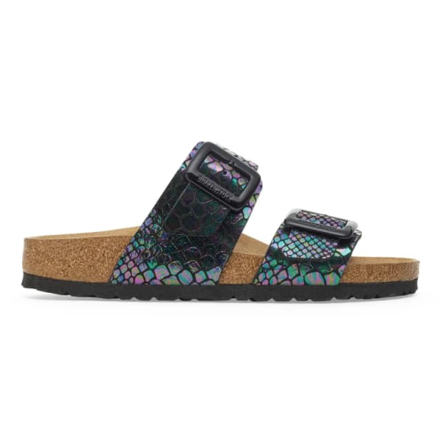 Birkenstock Synthetic cushioned buckle sandals For Her Birkenstock Sydney Noir Female 36 Etroit
