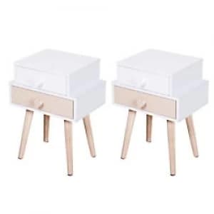 HOMCOM Kids Bedstand 311-008PK Pink