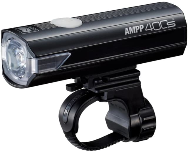 Cateye Ampp 400S Rechargeable Front Cycle Light NO SIZE BLACK - Cycles UK
