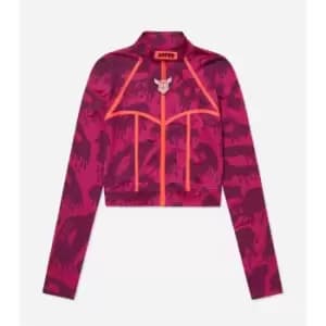 Nicce Arena Long Sleeve Top - Pink