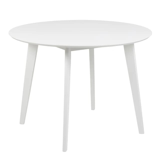 Furniture To Go Roxby Round Dining Table in White White Unisex
