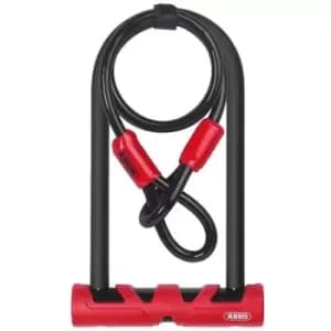 Abus Ultimate 420 170 230mm D Lock with Cable Sold Secure Gold - Black