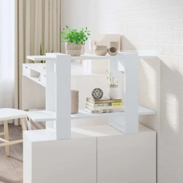 VIDAXL Book Cabinet/Room Divider White 80x30x51cm Vidaxl 8720286842867