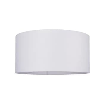 Endon Lighting Cylinder - Shade Vintage White Fabric 1 Light IP20 - E27