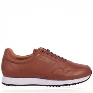 Paul and Shark Tigre Trainers - Tan/White