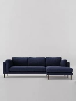 Swoon Munich Fabric Right Hand Corner Sofa - House Weave