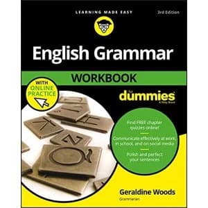 English Grammar Workbook For Dummies with Online Practice Paperback / softback 2018