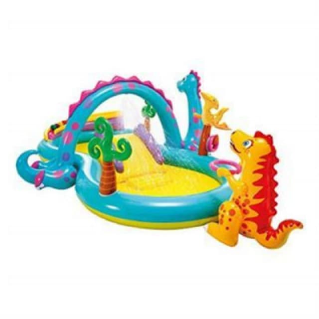 INTEX Dinoland Inflatable Play Center with Slide 6941057402505