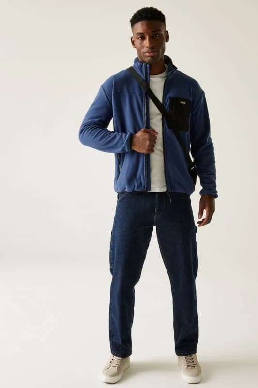 Regatta Regatta Men 'Frankie' Full Zip Fleece in Duck Egg Blue Size: X-Large Duck Egg Blue XL Male 5063516105060