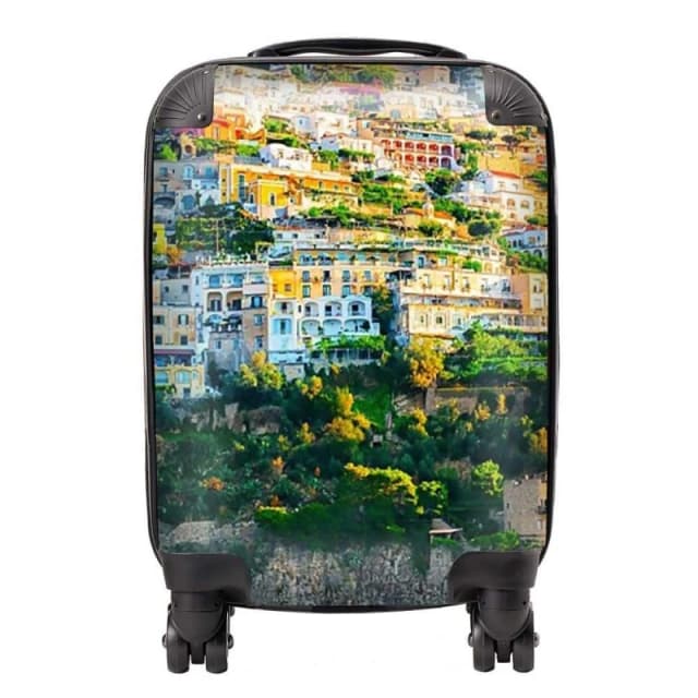 Warren Reed - Designer Positano, Amalfi Coast Suitcase in Green Size: Large Green Unisex Large