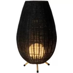 Lucide COLIN - Table Lamp - Ø30cm - 1xG9 - Black