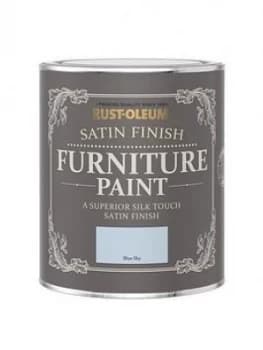 Rust-Oleum Rust-Oleum Satin Furniture Paint Blue Sky 750Ml