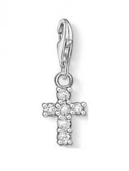 Thomas Sabo Charm Club Sterling Silver Cross Charm, One Colour, Women