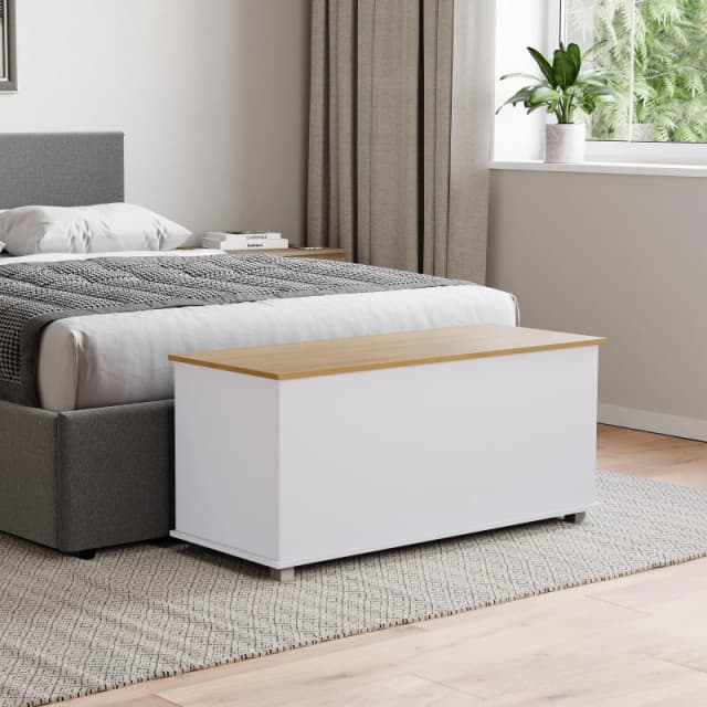 Lassic Vida Designs Arlington Storage Ottoman White unisex One Size